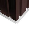 vidaXL Abri de stockage pour jardin Marron 194x121x181 cm Acier