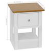 vidaXL Tables de chevet 2 pcs 36x30x47 cm bois de chêne massif