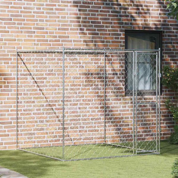 vidaXL Cage pour chien 2 x 2 x 2 m Acier