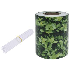 vidaXL &Eacute;cran d'intimit&eacute; de jardin PVC 70x0,19 m Vert