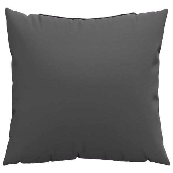 vidaXL Coussins de canap&eacute; 4 pcs anthracite 40x40 cm tissu