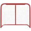 vidaXL But de hockey rouge et blanc 183x71x122 cm polyester