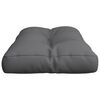 vidaXL Coussin de palette anthracite 80x40x12 cm tissu