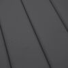 vidaXL Coussin de chaise longue anthracite 200x60x3 cm tissu oxford