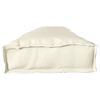 vidaXL Coussin de palette Cr&egrave;me 200 x 40 x 8 cm Tissu Oxford