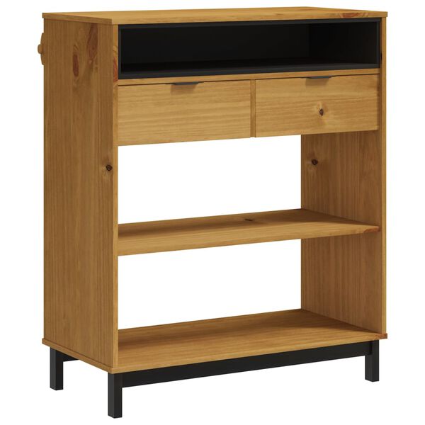 vidaXL Table de bar FLAM 92x45x110 cm bois massif Pin