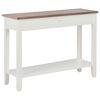 vidaXL Table console Blanc 110x35x80 cm Bois