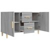 vidaXL Buffet sonoma gris 100x36x60 cm bois d'ing&eacute;nierie