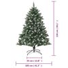 vidaXL Sapin de No&euml;l artificiel avec support 150 cm PVC