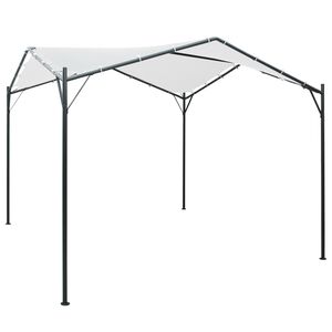 vidaXL Belvédère 3x3x2,6 m Blanc 180 g/m²
