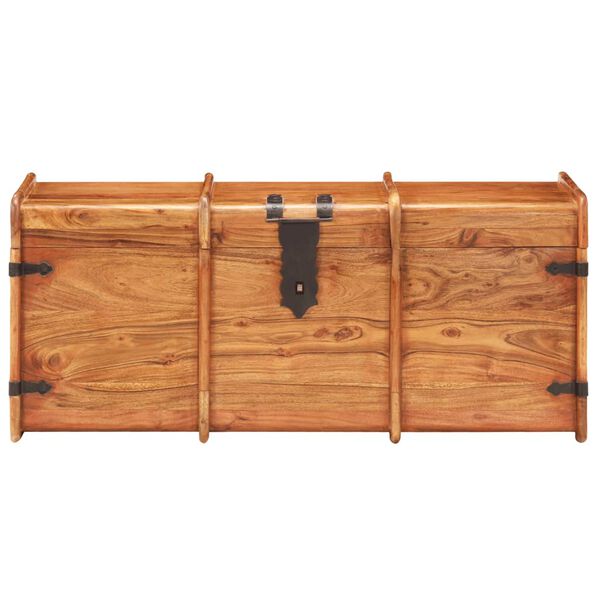 vidaXL Coffre de rangement 90x40x40 cm Bois d'acacia solide