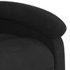 vidaXL Fauteuil inclinable de massage électrique noir velours