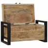 vidaXL Coffres de rangement 60 x 30 x 30 cm Bois de manguier massif