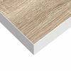 vidaXL &Eacute;tag&egrave;re flottante murale ch&ecirc;ne et blanc 120x23,5x3,8 cm MDF