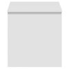 vidaXL Table basse Blanc 102x50,5x52,5 cm Bois d'ing&eacute;nierie