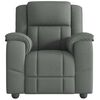 vidaXL Fauteuil inclinable Gris foncé Tissu