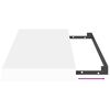 vidaXL &Eacute;tag&egrave;res murales flottantes 2 pcs blanc 50x23x3,8 cm MDF