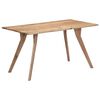 vidaXL Table de salle à manger 140x80x76 cm Bois d'acacia massif