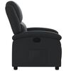 vidaXL Fauteuil inclinable en cuir véritable noir