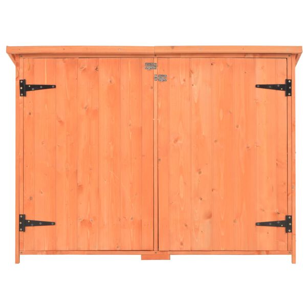 vidaXL Abri de stockage de jardin 128x42x91 cm Bois