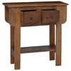 vidaXL Table console bois de récupération mélangé 80x35x80 cm