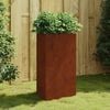 vidaXL Jardini&egrave;re 50x43x75 cm acier corten