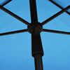 vidaXL Parasol de jardin avec m&acirc;t 210x140 cm Bleu azur&eacute;