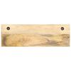 vidaXL Porte-manteau mural 60x15x20 cm Bois de manguier brut solide