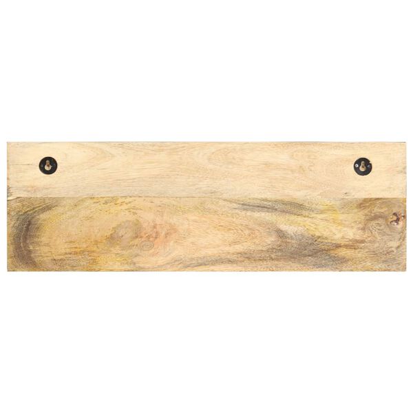 vidaXL Porte-manteau mural 60x15x20 cm Bois de manguier brut solide