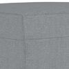vidaXL Repose-pied Gris clair 60x50x41 cm Tissu