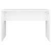 vidaXL Tabouret de toilette Blanc 70x35x45 cm Bois d'ingénierie