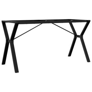 vidaXL Pieds de table à manger cadre en Y 140x60x73 cm acier