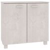vidaXL Buffet HAMAR Blanc 85x35x80 cm Bois massif de pin