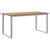 vidaXL Table de jardin et pieds en forme de U 160x80x75 cm bois acacia