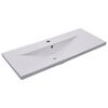 vidaXL Lavabo encastr&eacute; 101 x 39,5 x 18,5 cm C&eacute;ramique Blanc