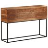 vidaXL Table console 110x30x75 cm bois massif d'acacia et fer