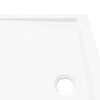 vidaXL Receveur de douche rectangulaire ABS 80x100 cm