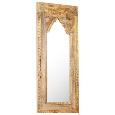 vidaXL Miroir 50x3x110 cm Bois de manguier massif