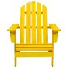 vidaXL Chaise de jardin Adirondack bois de sapin massif jaune