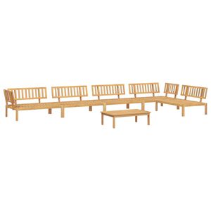 vidaXL Salon palette de jardin 6 pcs bois d'acacia massif