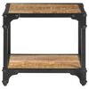 vidaXL Table basse 40x40x36 cm Bois massif de manguier brut