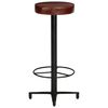 vidaXL Tabourets de bar lot de 2 76 cm cuir v&eacute;ritable