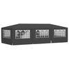 vidaXL Tente de r&eacute;ception et parois lat&eacute;rales 4x9 m Anthracite 90 g/m&sup2;