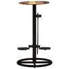 vidaXL Tabourets de bar lot de 2 bois massif de r&eacute;cup&eacute;ration