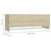 vidaXL Garde-robe ch&ecirc;ne sonoma 100x32,5x35 cm bois d'ing&eacute;nierie