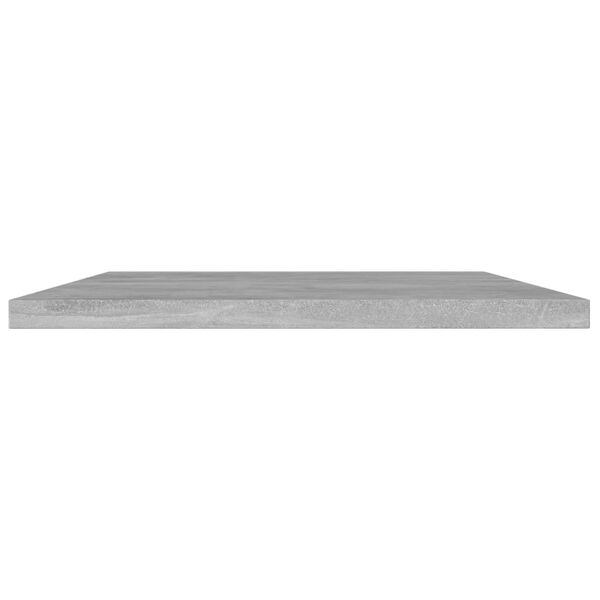 vidaXL Panneaux de biblioth&egrave;que 8pcs Gris b&eacute;ton 100x20x1,5cm Agglom&eacute;r&eacute;