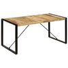 vidaXL Table &agrave; manger 160x80x75 cm bois de manguier massif