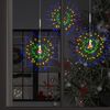 vidaXL Feux d'artifice No&euml;l d'ext&eacute;rieur 4 pcs Multicolore 20cm 560 LED