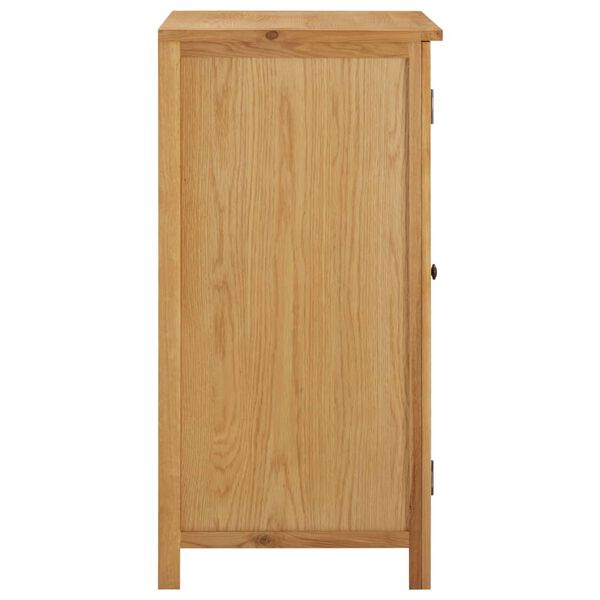 vidaXL Garde-robe 76x52x105 cm Bois de ch&ecirc;ne massif