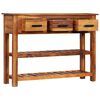 vidaXL Buffet avec 3 tiroirs 110x30x80 cm Bois d'acacia massif
